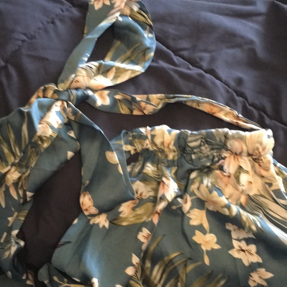 Red Dress Boutique Maxi Dress Multi Floral Blue Off White Green Sz S New - Picture 8 of 15